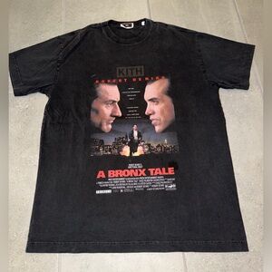 Kith Black A Bronx Tale Graphic Tee Small EUC